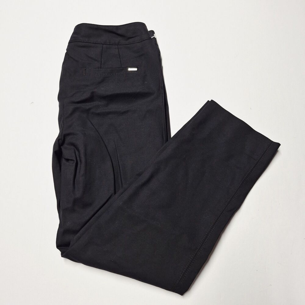 White House Black Market Perfect Form Slim Ankle Pants Black 4 R Business Casual